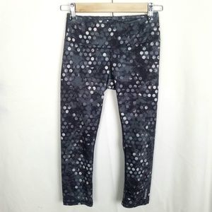 Reebok - Athletic Capri Gray & White Polka Dot XS